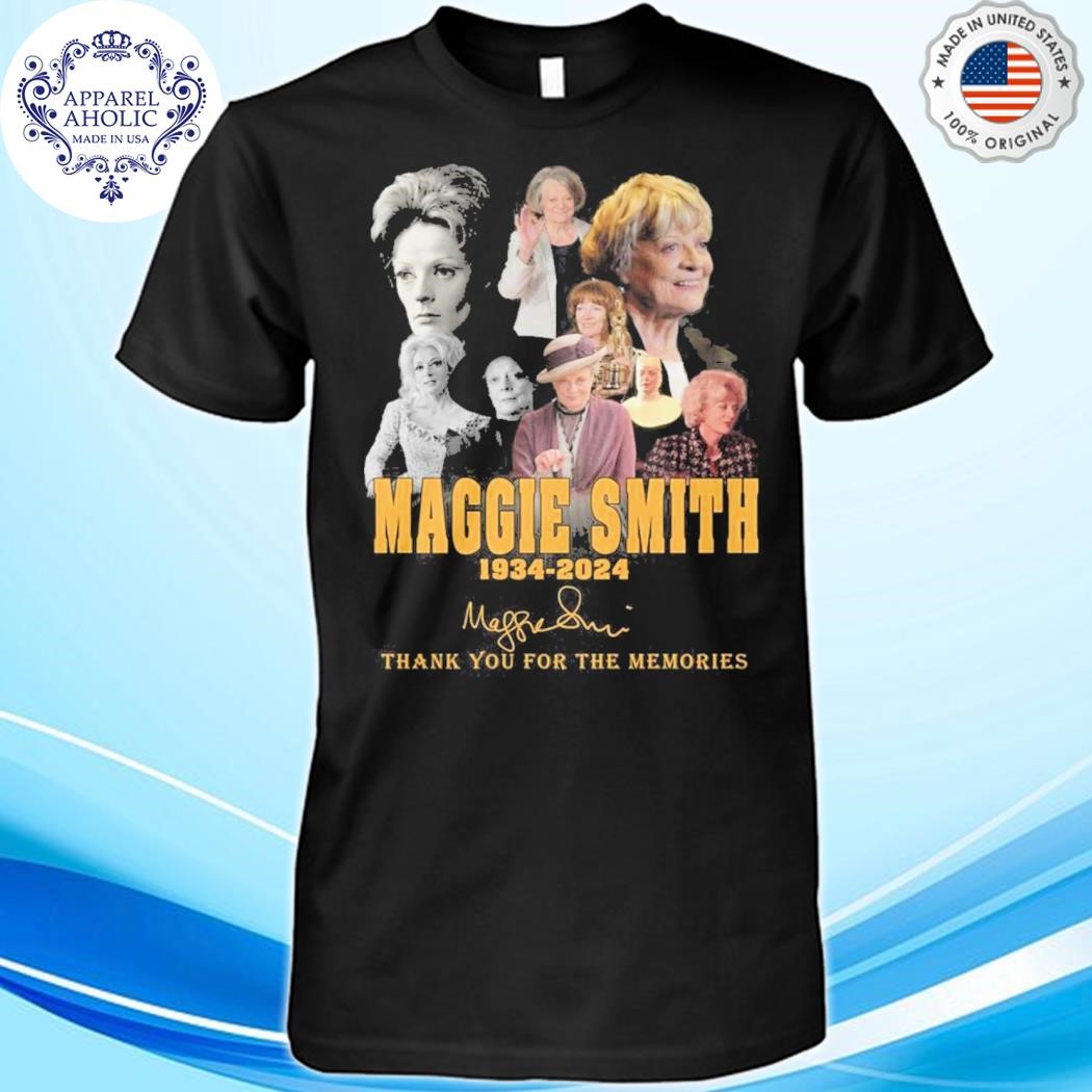 Official Maggies Smith 1934-2024 Harry Potter Thank You For The Memories Shirt