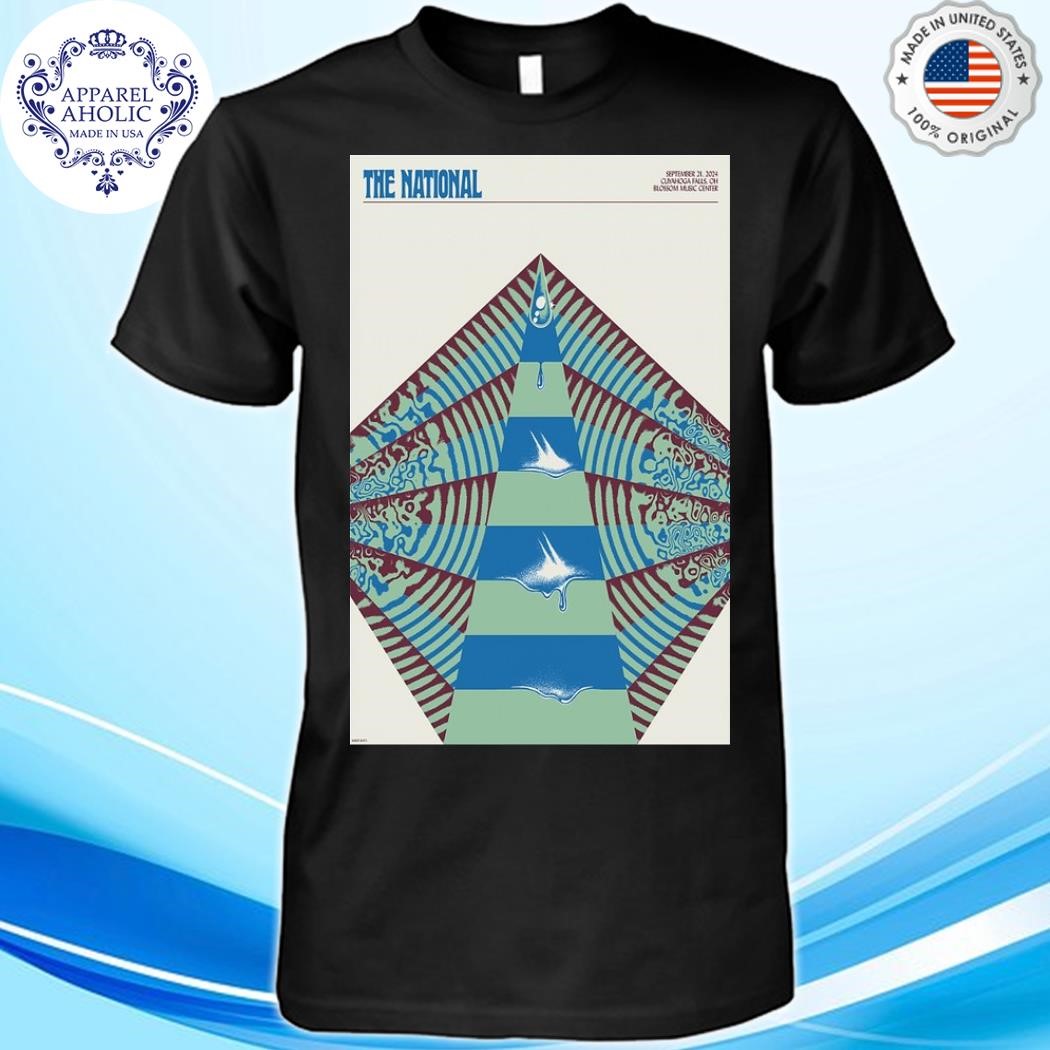 Official The National On Sept 21 2024 Blossom Music Center Cuyahoga Falls OH Poster Shirt