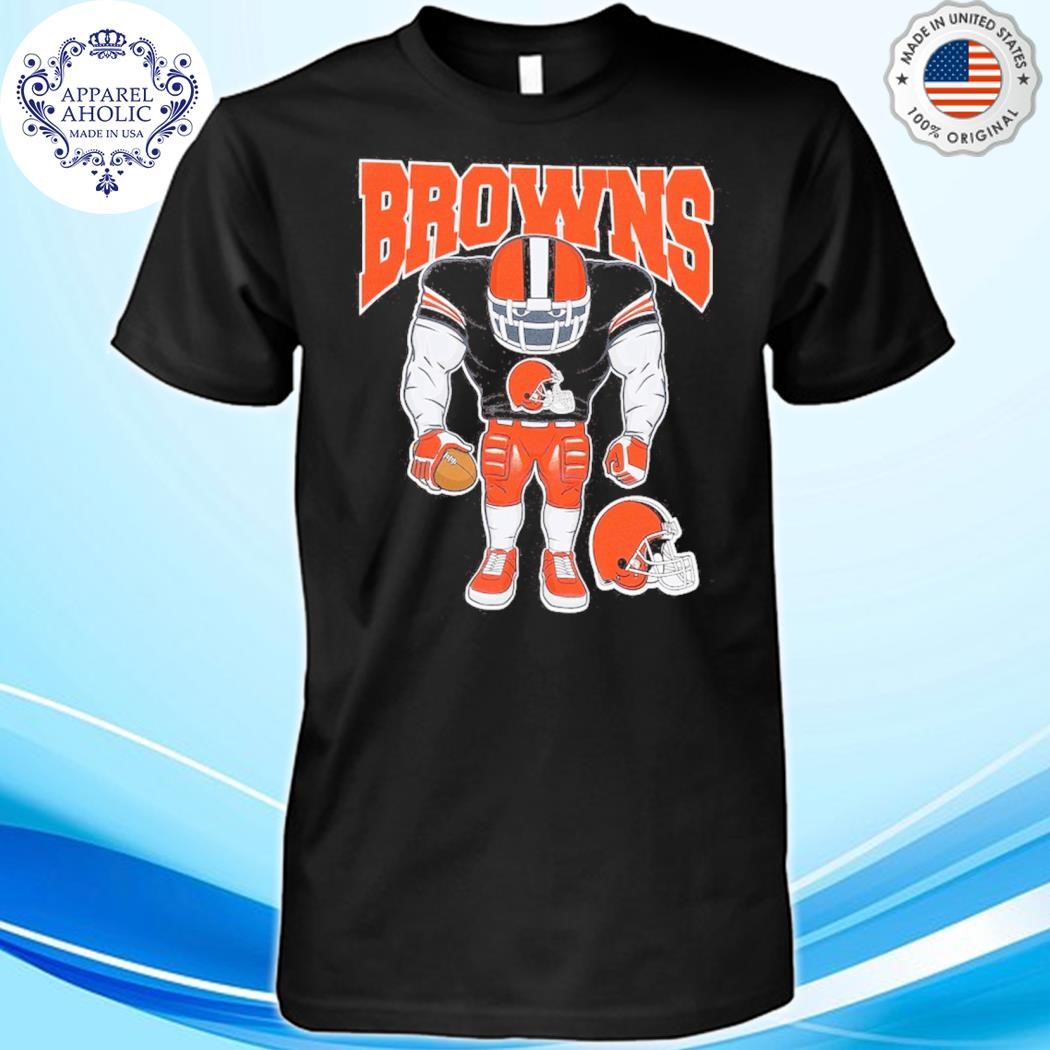 Official Toddler Cleveland Browns Brown Brute Squad Shirt