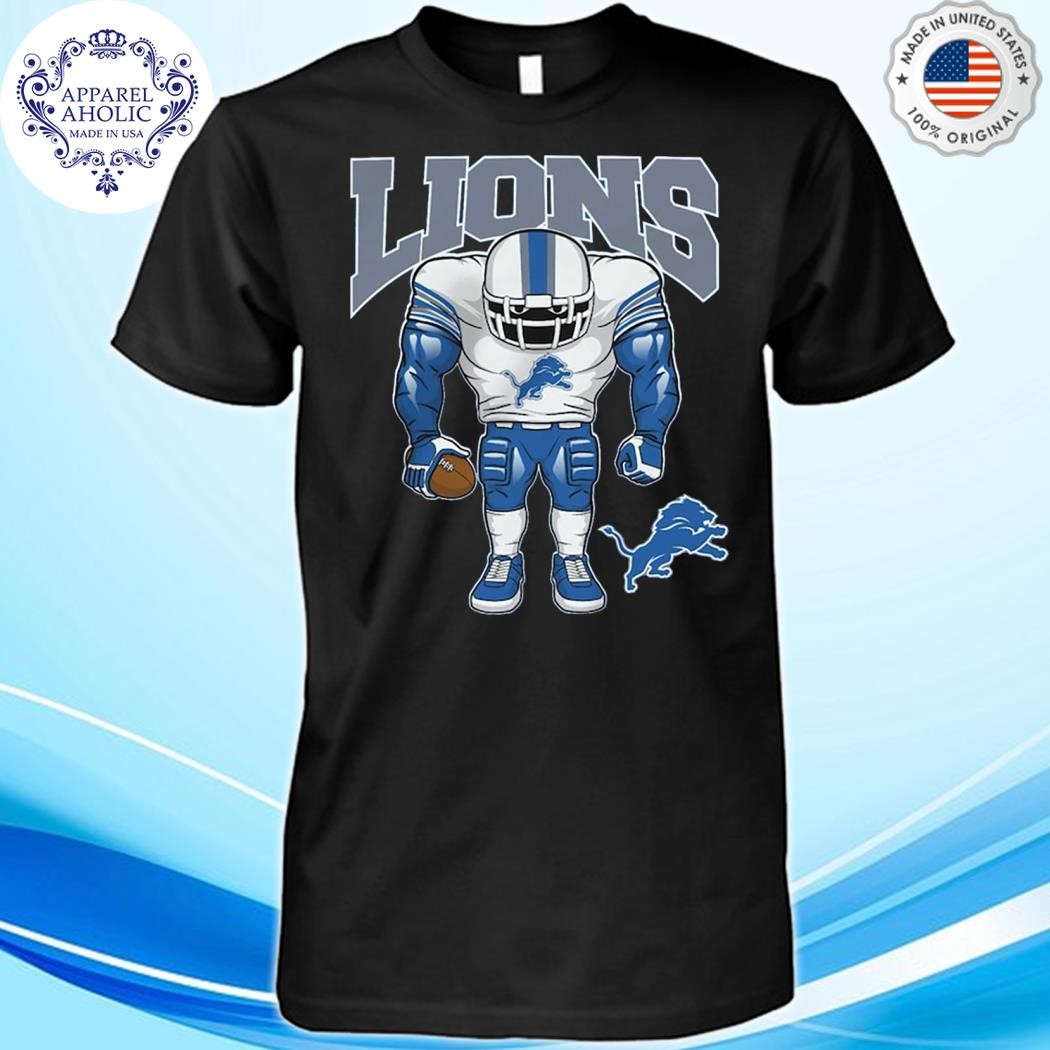 Official Toddler Detroit Lions Blue Brute Squad Shirt