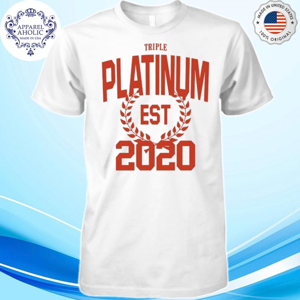 Official Triple Platinum Est 2020 Shirt