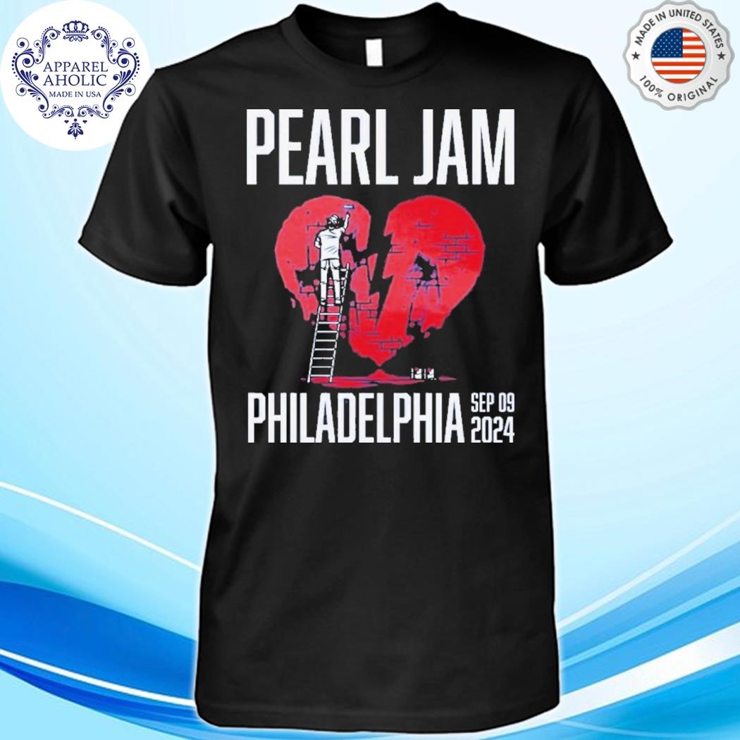 Pearl Jam Dark Matter World Tour 2024 Night 2 In Philadelphia Event Tee At PA Wells Fargo Center On September 9th 2024 Shirt