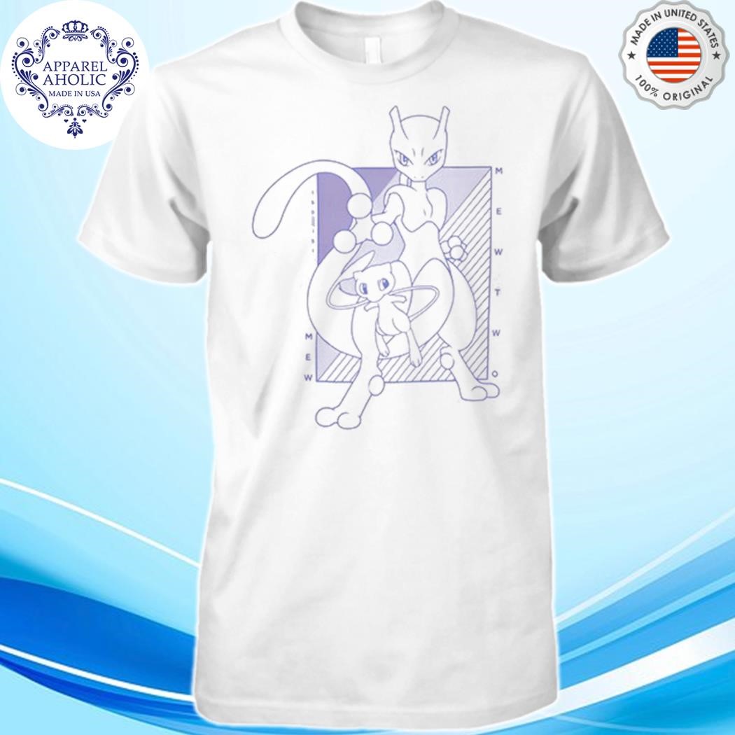 Pokemon Mewtwo & Mew Tonal Portrait Shirt