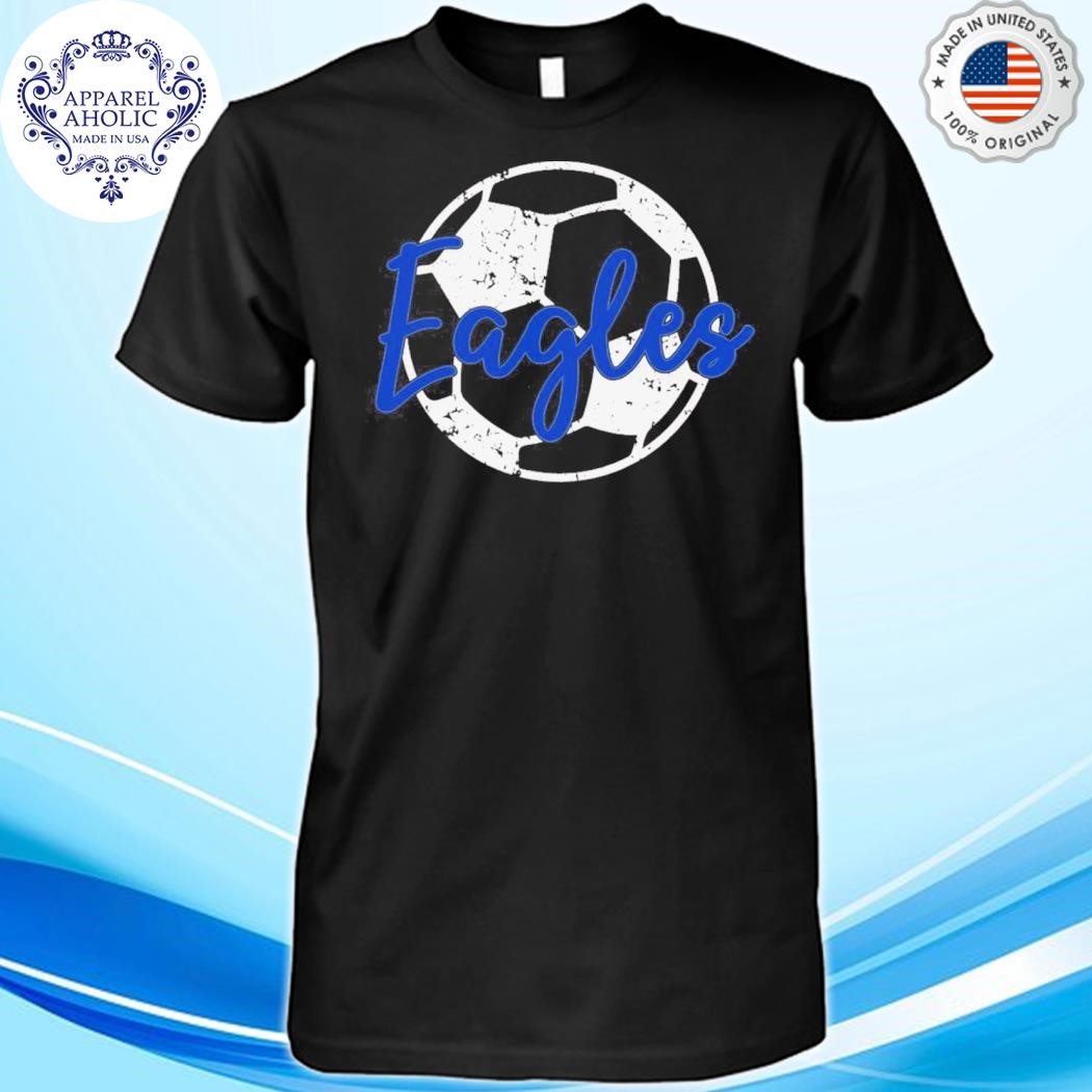 Scott soccer eagles ball distressed shirt