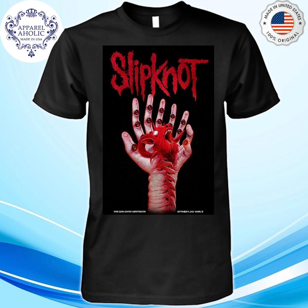 Sept 11, 2024 Ford Idaho Center Amphitheater, Nampa, ID Slipknot Poster Shirt