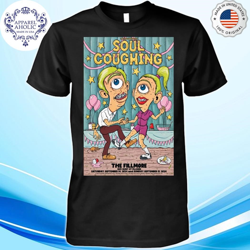 Soul Coughing Sep 14-15 2024 The Fillmore In San Francisco CA Poster Shirt