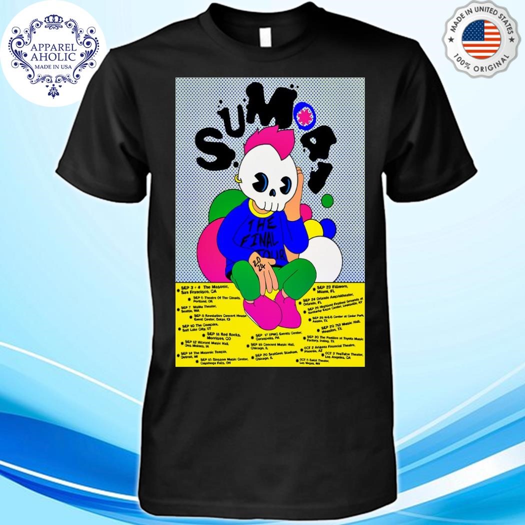 Sum 41 The Final Tour 2024 Poster Shirt