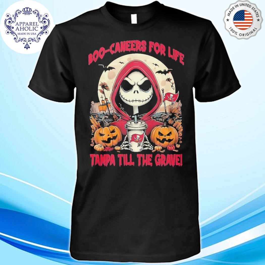 Tampa Bay Buccaneers Boo-Caneers For Life Tampa Till The Grave T-Shirt