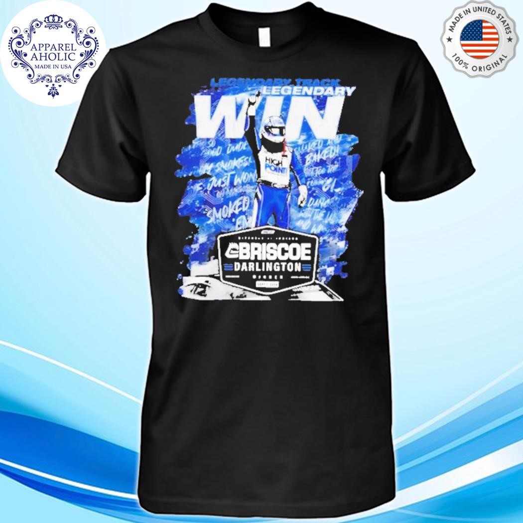 Official Chase Briscoe Legendary Track Legendary Win Darlington Win 2024 Shirt