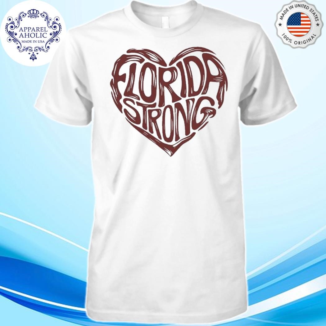 Official Florida Strong Heart Hurricane Milton Strong Shirt