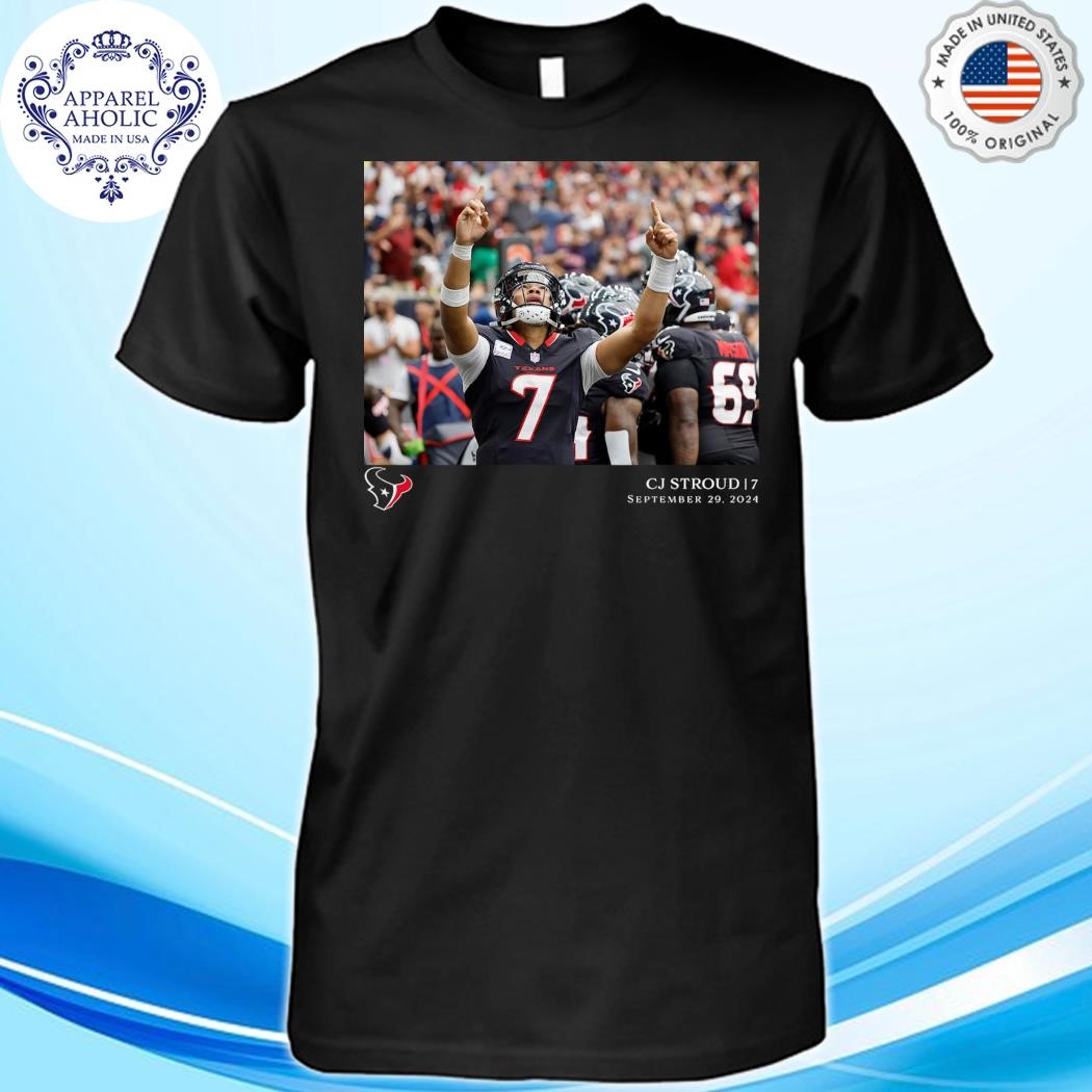 Official Houston Texans CJ Stroud Black NFL Flash Features Week 4 Shirt