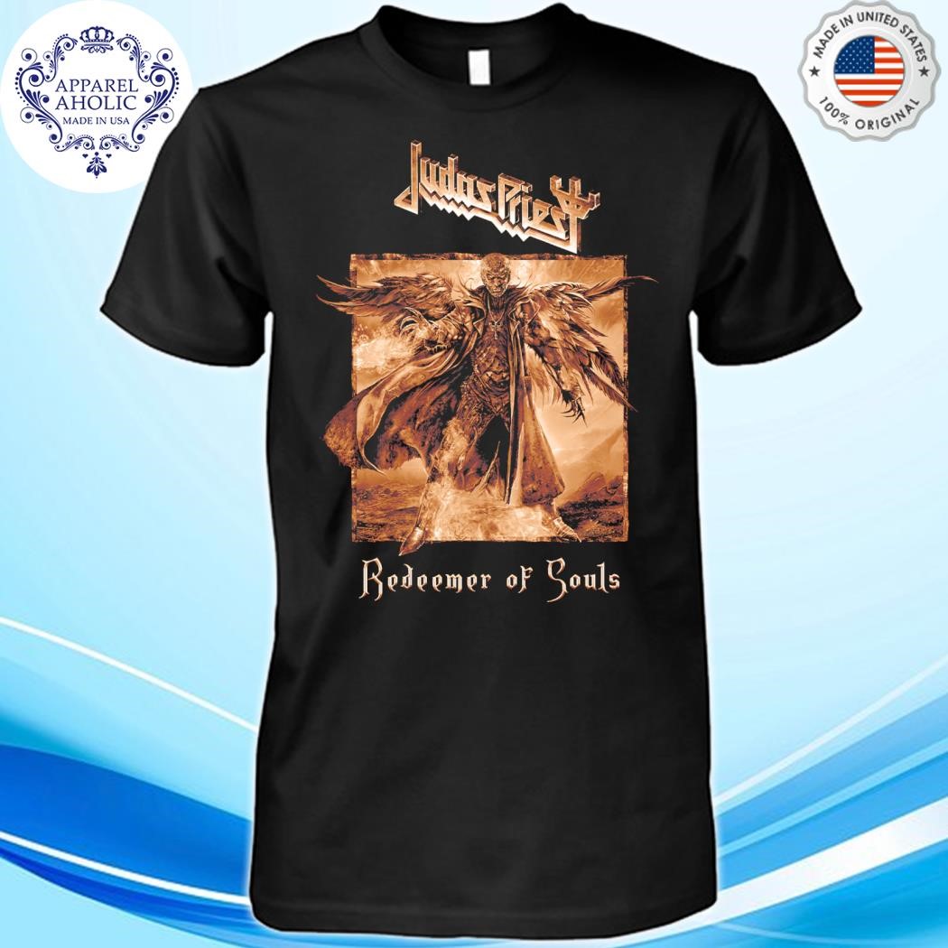 Official Judas Priest Invincible Shield Redeemer Of Souls Album Square Shirt