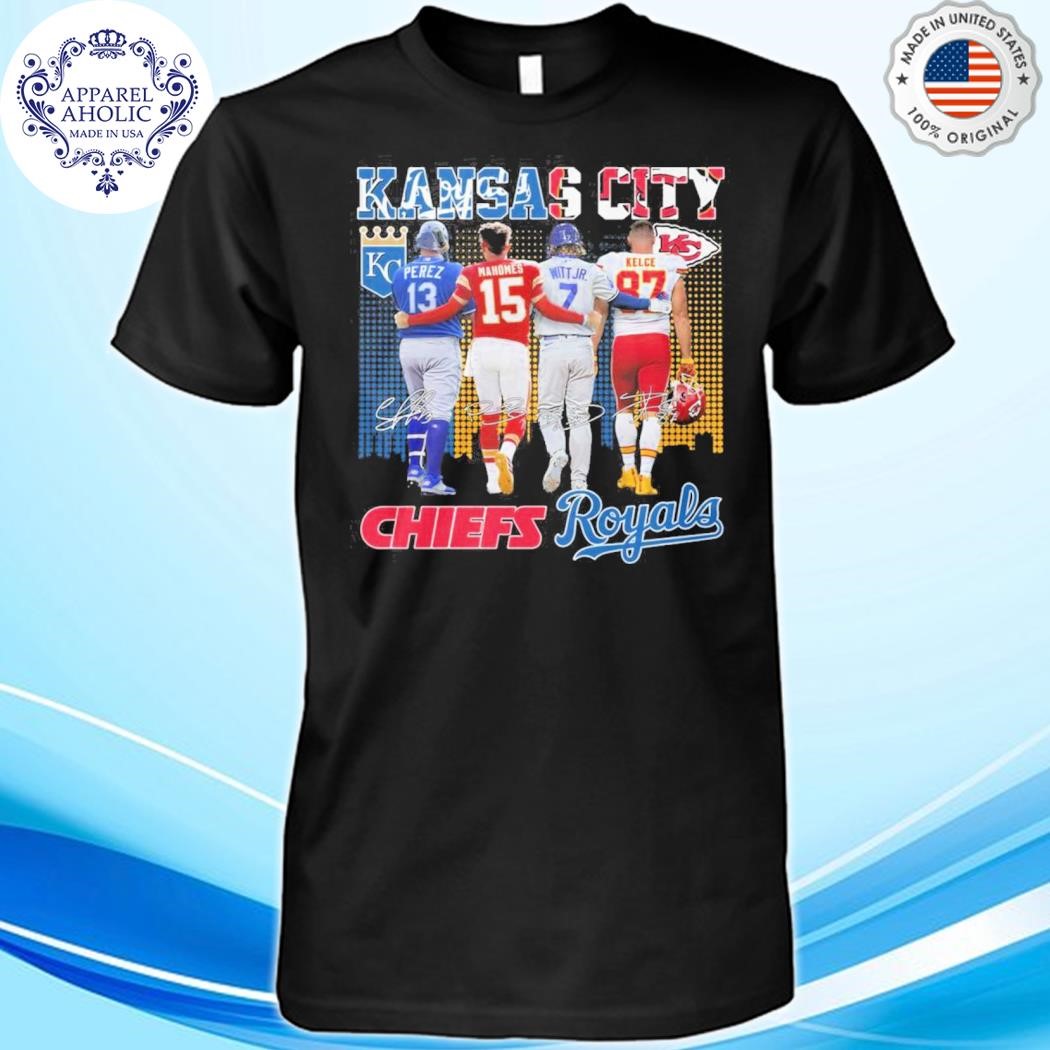 Official Kansas City Chiefs Kansas City Royals Famous Duo 2024 Shirt