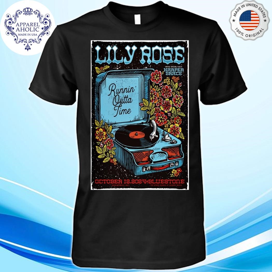 Official Lily Rose Oct 12 2024 The Bluestone In Columbus OH Tour Poster Shirt