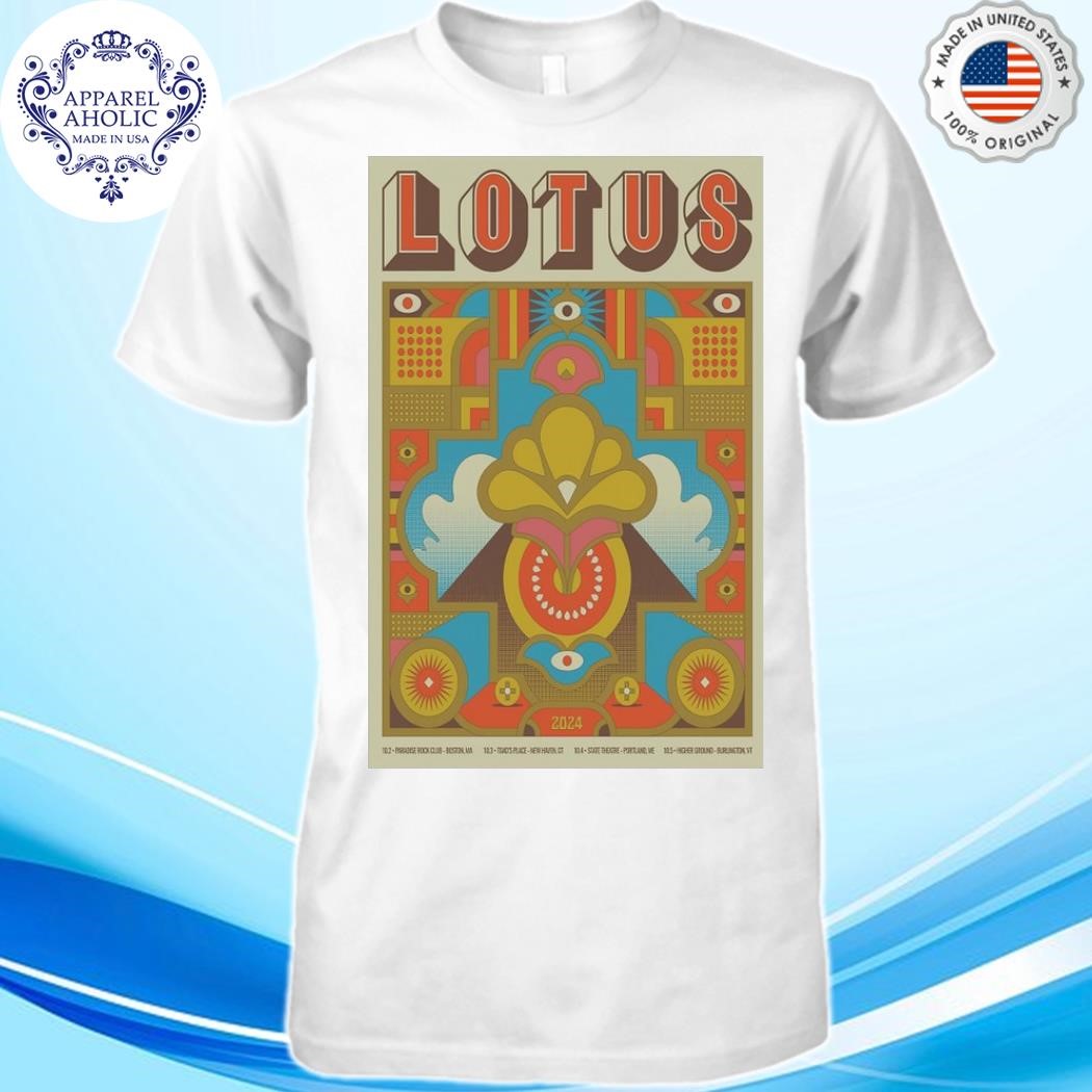 Official Lotus October 2024 Fall Tour Poster Shirt