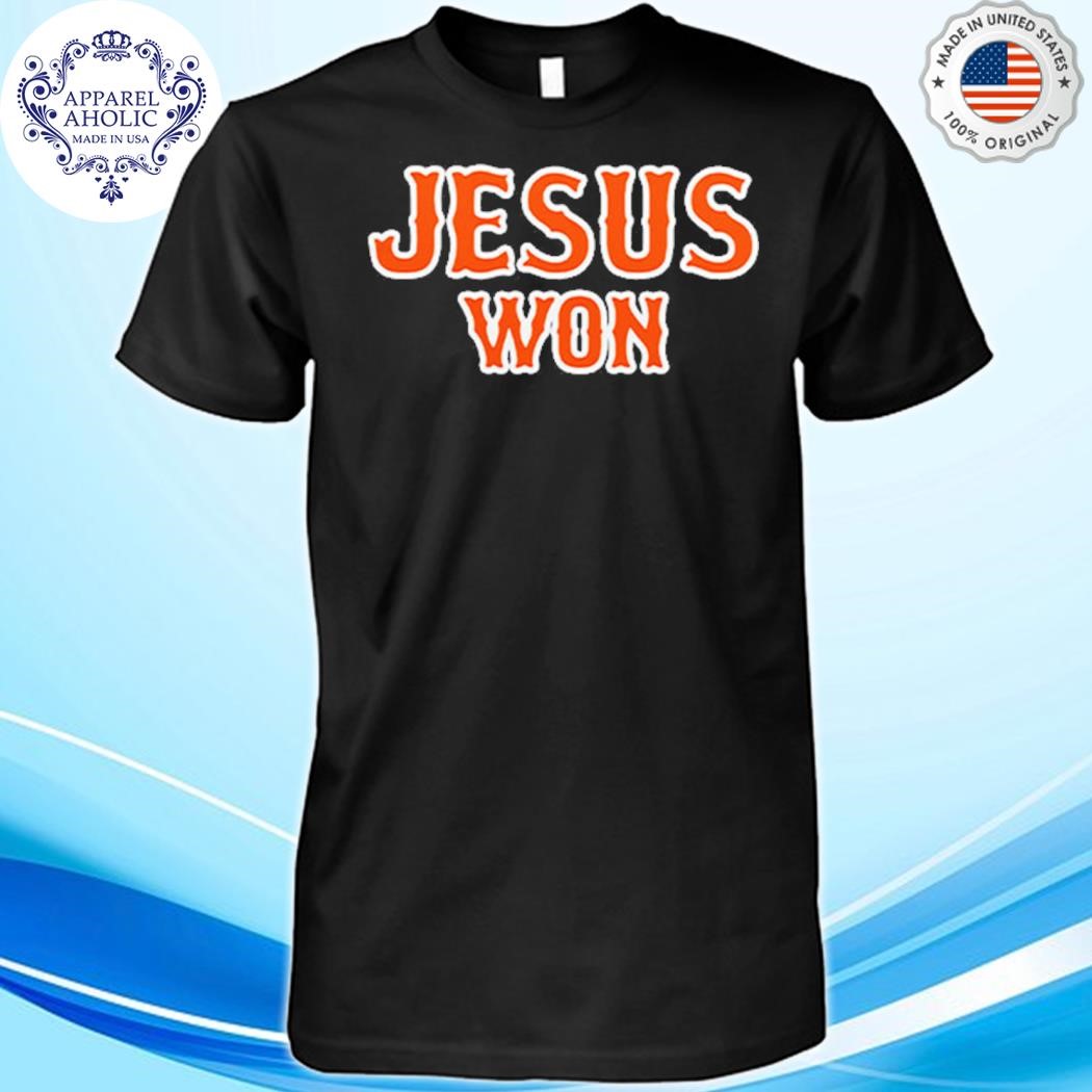 Official Mets Jesus Won OMG 2024 Shirt