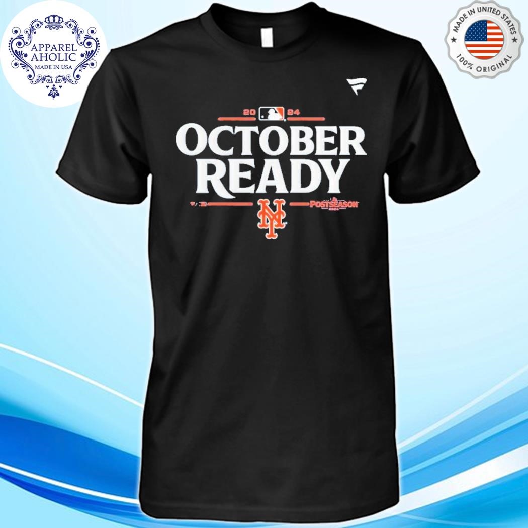 Official New York Mets 2024 MLB Postseason Locker Room Shirt