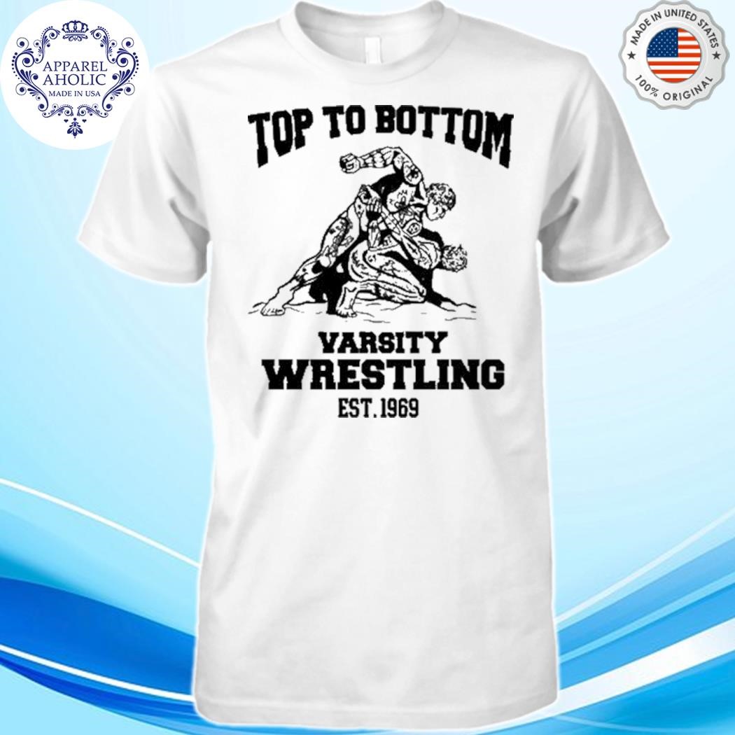 Official Oat Milk Lady Store Top To Bottom Varsity Wrestling Shirt