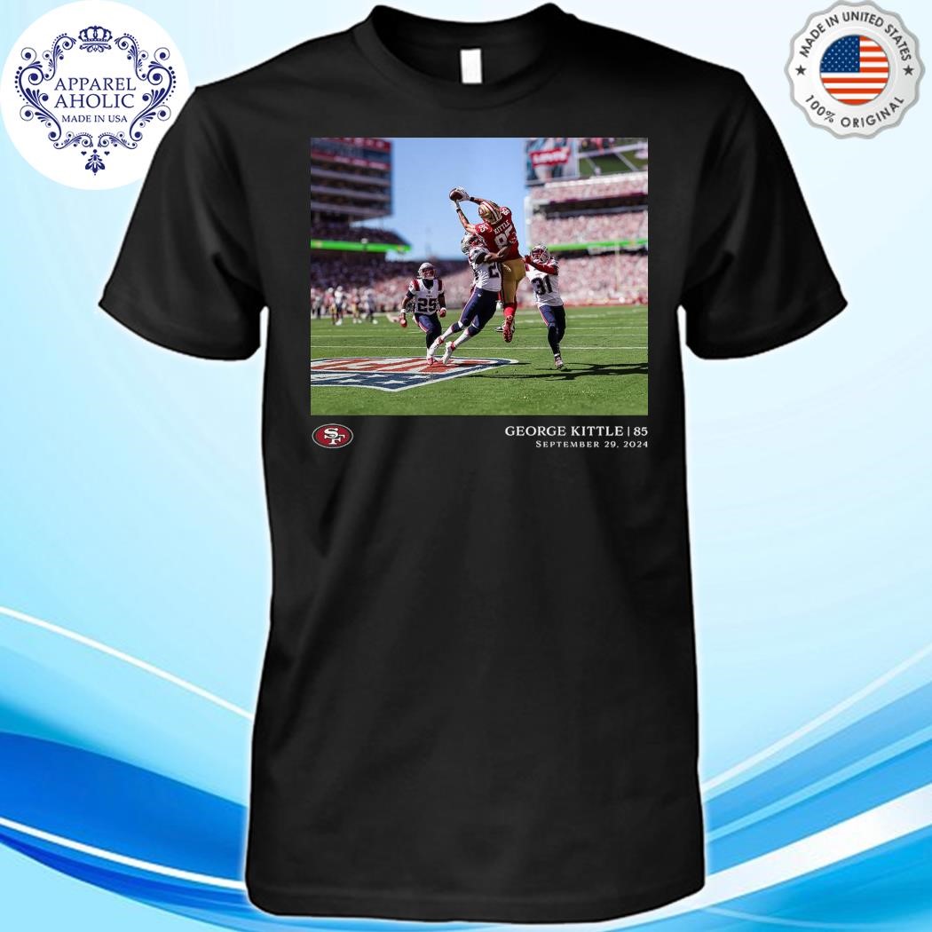 Official San Francisco 49ers George Kittle Black NFL Flash Features Week 4 Shirt