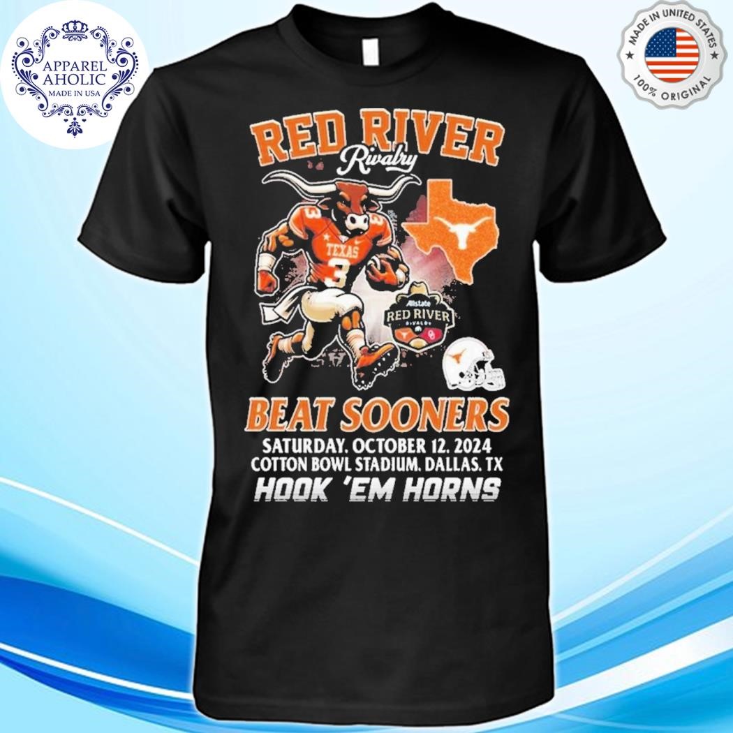 Official Texas Longhorns Red River Rivalry Beat Oklahoma Sooners Shirt