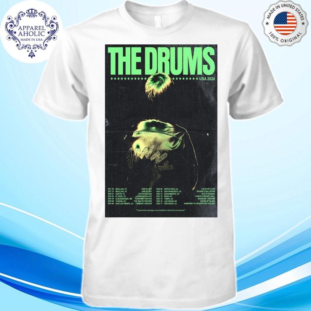 Official The Drums Tour US 2024 Shirt