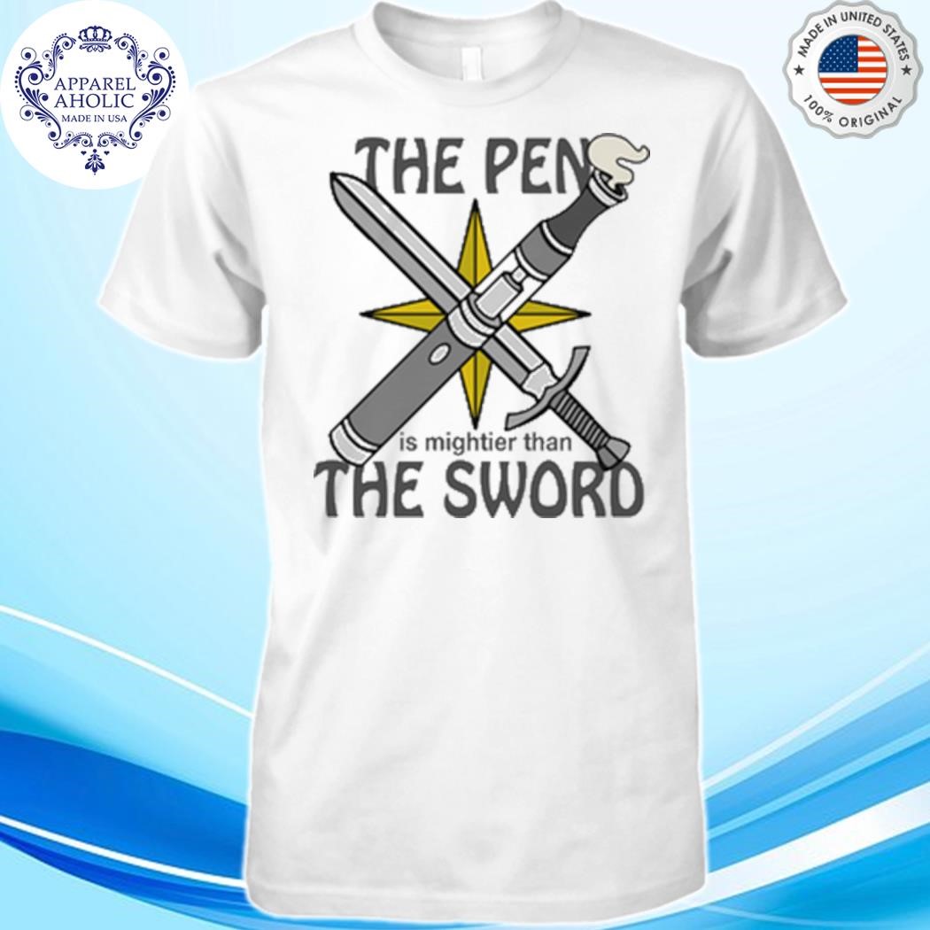 Official The Pen Is Mightier Than The Sword Shirt