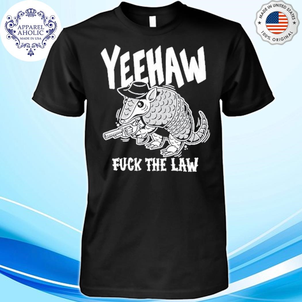 Official Yeehaw Fuck The Law Gun Rat Shirt