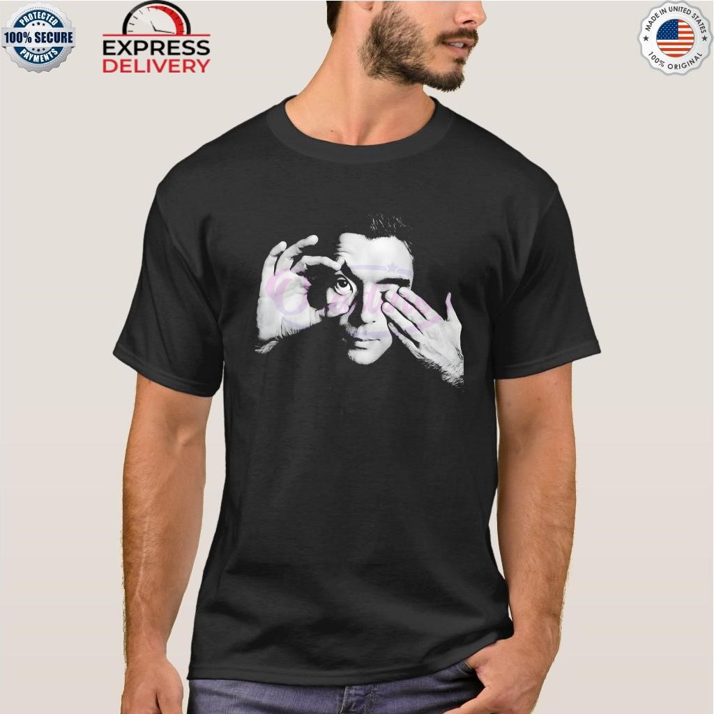 David Byrne Optical Illusion Retro Monochrome Shirt, hoodie