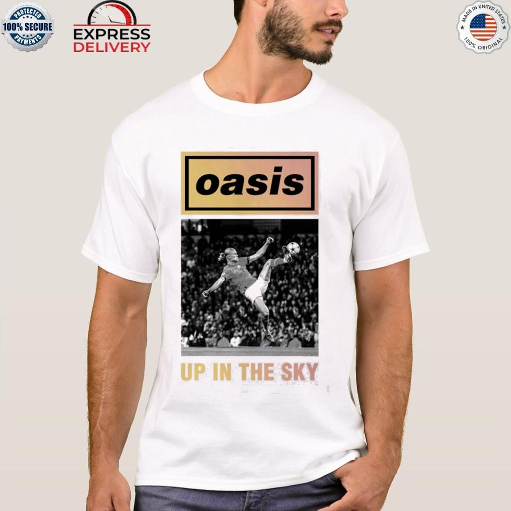 Erling Haaland Manchester City x Oasis Up In The Sky Shirt