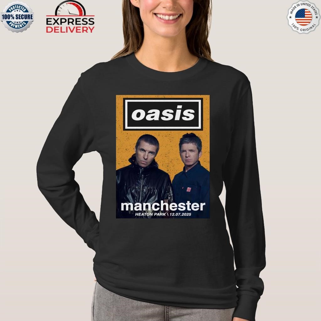Oasis Tシャツ Live’25 Manchester (公式) Oasis Live'25 12.07.25 Manchester Oasis Tour T Shirt 2025 - Etsy